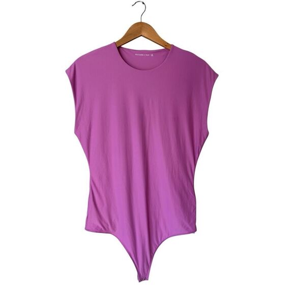 Abercrombie & Fitch X Tia Booth Soft Matte Seamless Grown-On Bodysuit Size XL - Picture 3 of 10